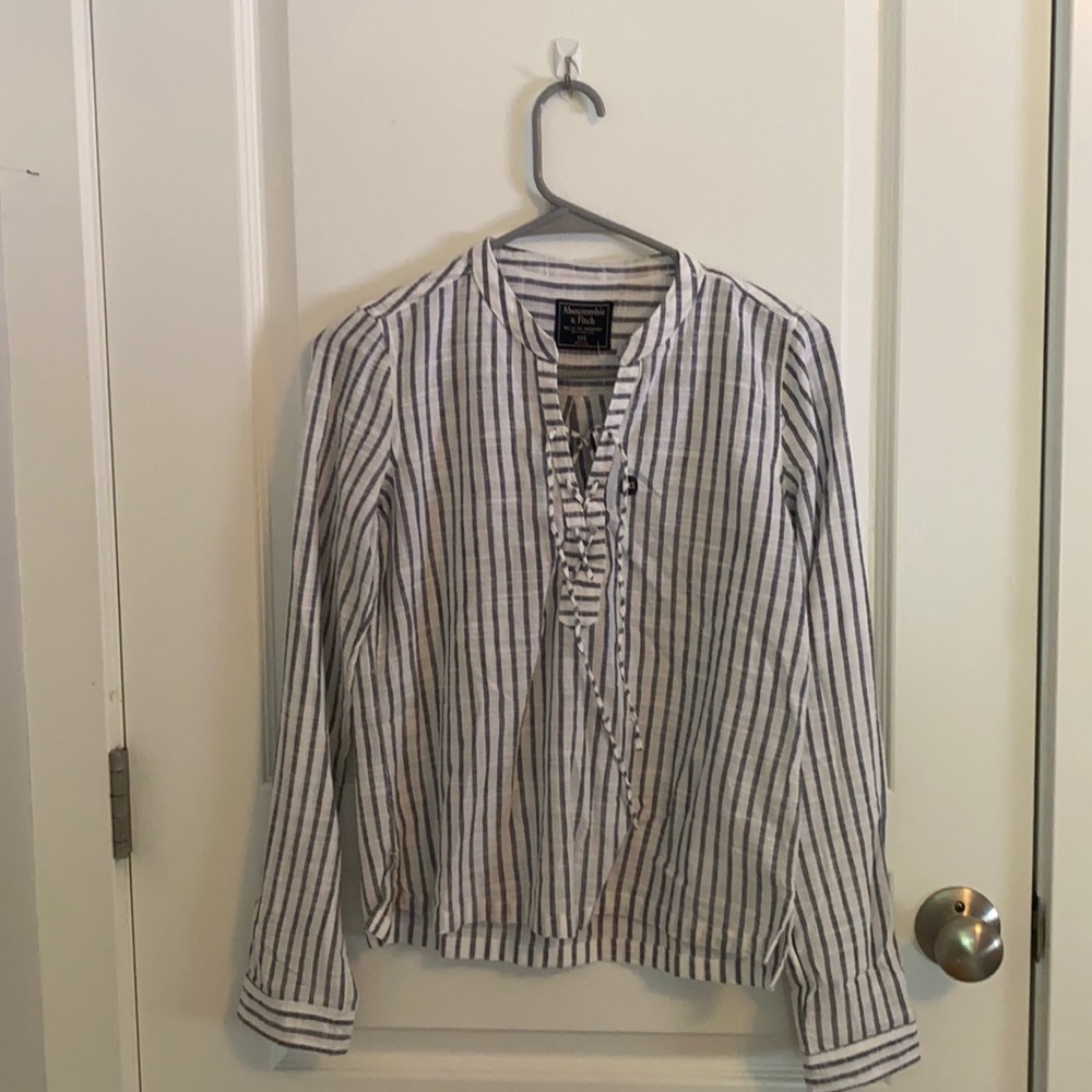Abercrombie & Fitch Striped Blouse